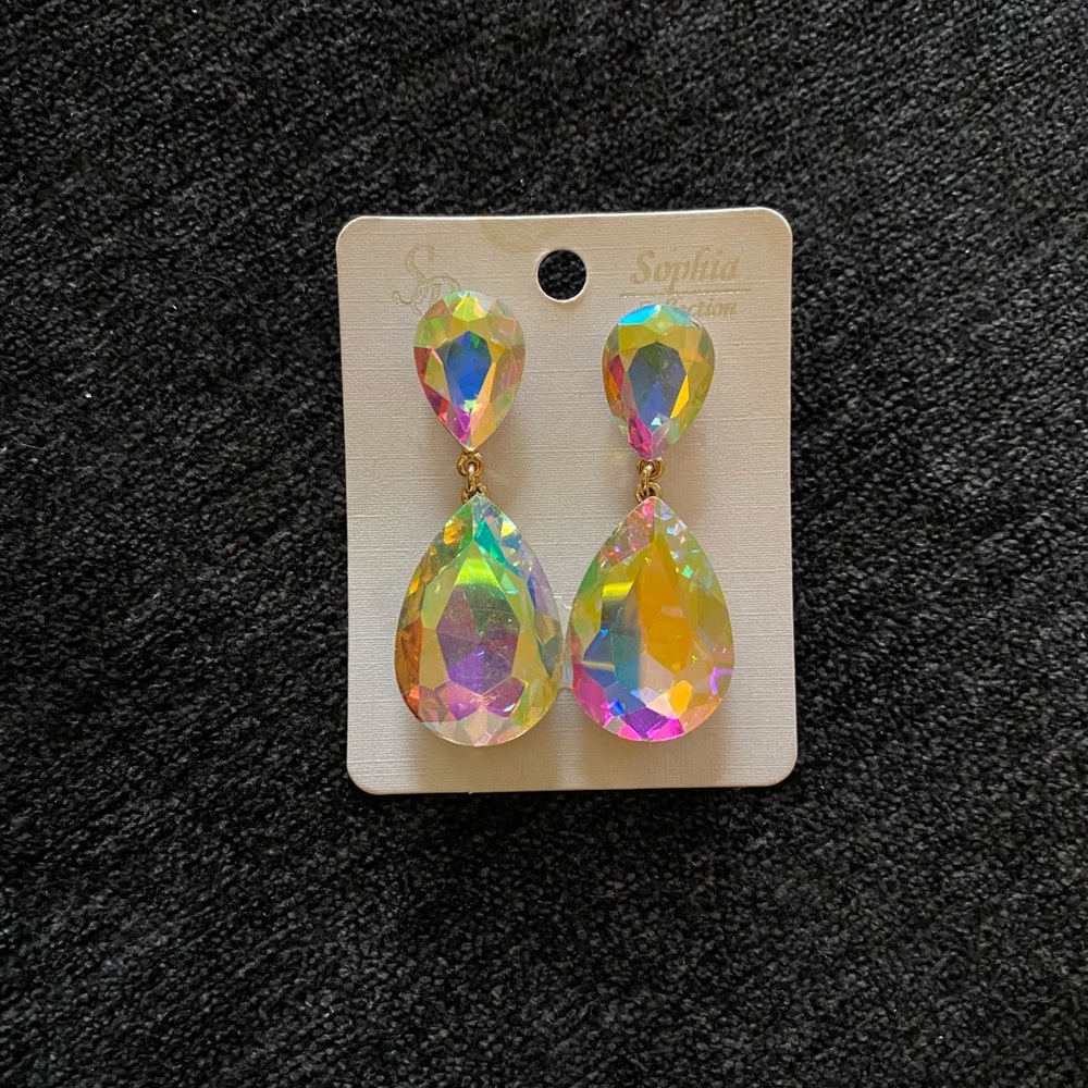 Iridescent Drop Earrings